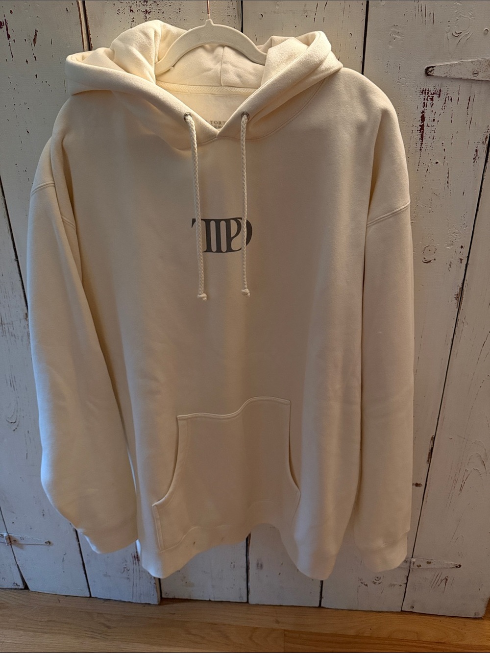 Taylor Swift TTPD Manuscript Edition Cream Hooded Official Merch